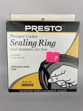 09908 Presto Sealing Ring With Auto Air Vent For Pressure Cookers