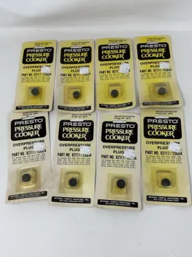 09910 Presto Pressure Cooker Overpressure Plug Lot Of 8