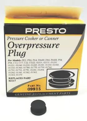 09915 Presto Overpressure Plug For Pressure Cooker/can