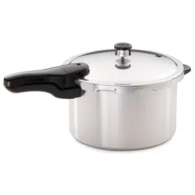 01282 Presto 1282 9 4 Quart Aluminum Pressure Cooker