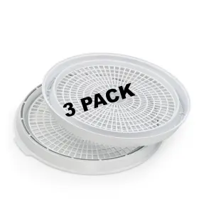 21808 Presto 3 Pk Add-on 2 Pack Nesting Trays For Dehydro Food Dehydrators