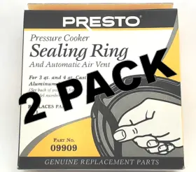 09909 Presto 9909 2 Pk Pressure Cooker Sealing Ring Gasket