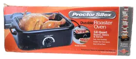 Proctor Silex 32197y Roaster Oven 1450w 18 Quart - Black Model Nib