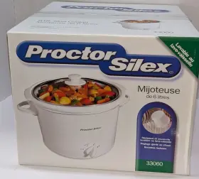 33060 Proctor Silex 6 Quart Slow Cooker Brand New Sealed