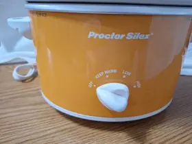 33112y Proctor Silex Slow Cooker 1.5-quart Oval Golden Harvest Color Lid With Gasket #3