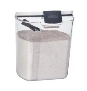 Pks-100 Progressive Flour Storage Container 4-quart Dishwasher Safe Bpa-free Plastic