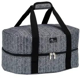 Pursetti 850009211323 Slow Cooker Bag For Carrying Oval And Round-shaped Crockpots Multi Cookers