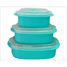 20702 Reston Lloyd Microwave Cookware Set Turquoise