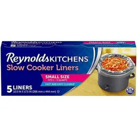 Reynolds 010900205030 Kitchens Slow Cooker Liners Small Fits 1-3 Quarts 5 Count