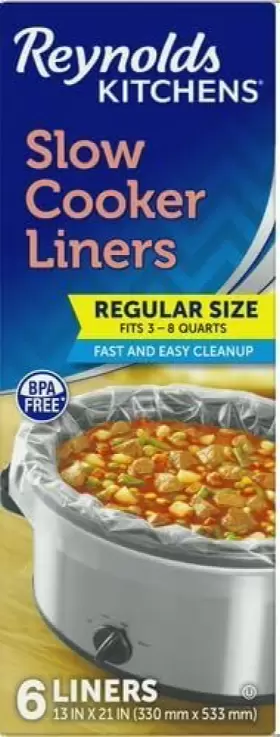 Reynolds 010900246538 Kitchens Slow Cooker Liners Regular Fits 3-8 Quarts 6 Count #2
