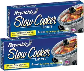Reynolds Wrap 445002417440 Slow Cooker Liners 2 Pack 8 Total