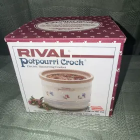 3206 Rival 073056003318 Vtg Potpourri Crock Electric Simmering Cooker Floral Hp Brand New 3206 Rival 073056003318 Vtg Potpourri Crock Electric Simmering Cooker Floral Hp Brand New