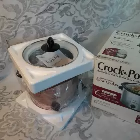 3040-bc-np Rival Crockpot Stainless Steel And Black Slow Cooker 4 Quart Model 3040 With Casebag #2