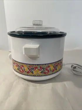 3122ch Rival 2-quart Slow Cooker Crock Pot Chili Pepper Design #2 3122ch Rival 2-quart Slow Cooker Crock Pot Chili Pepper Design #2