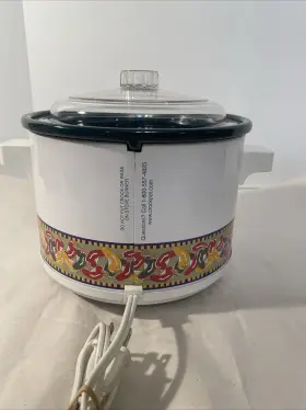 3122ch Rival 2-quart Slow Cooker Crock Pot Chili Pepper Design #3 3122ch Rival 2-quart Slow Cooker Crock Pot Chili Pepper Design #3