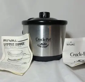 32041 Rival 32014 Crock-pot Little Dipper For Dips Sauces Cheese Soups Fondue Model #