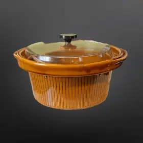 3350-1 Rival Vintage Crock-pot Model 3350 5 Quart Stonewear Insert Lid Original Cookbook
