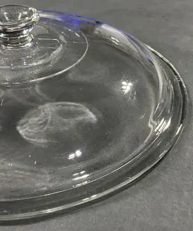 3656 Rival 3354 Genuine 3350 3355 3520 3654 Crock Pot Cooker 10 Inch Glass Lid Top #3