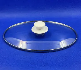 3730 Rival Slow Cooker Crock Pot Oval Replacement Glass Lid 10.25 Inch X 7.75