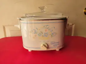 Rival 3753-140-190 Crock Pot Corning Ware 3 Liter Slow Cooker Floral