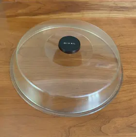 3854 Rival Lid For Crockpot Oem Vintage Slow Cooker Cover 11 Inch Diameter Plastic #2