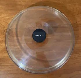 3854 Rival Lid For Crockpot Oem Vintage Slow Cooker Cover 11 Inch Diameter Plastic #3