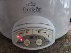38601 Rival Smart-pot 6 Quart Crock Pot Automatic Slow Cooker Model White #2