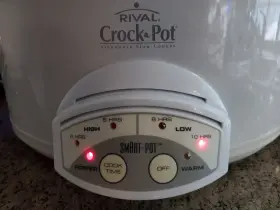 38601 Rival Smart-pot 6 Quart Crock Pot Automatic Slow Cooker Model White #3