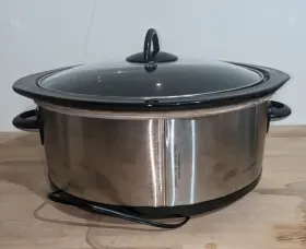 38651 Rival Slow Cooker Crockpot 6-quart Black And Stainless #2