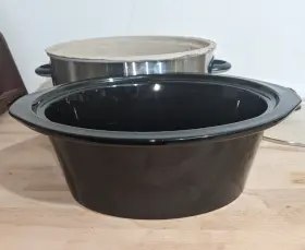 38651 Rival Slow Cooker Crockpot 6-quart Black And Stainless #3