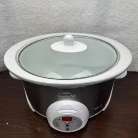 5860 Rival Crock Pot Smart 6 Quart Stainless Steel And Plastic Model Good #2