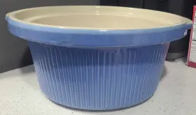 70216 Rival 5 Quart Blue Crockpot Slow Cooker Replacement Stoneware Insert