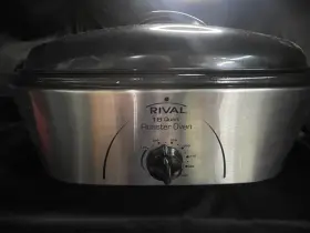Rival 795276241744 Roaster Oven With Self-basting Lid 18 Quart Removable Pan And Rack