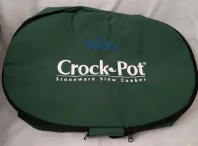 8319d-5070 Rival Crock Pot Insulated Carrier Travel Bag Case Oval Stoneware Slow Cooker