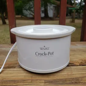 998-029 Rival White Crock-pot Mini About 2 Cups #2