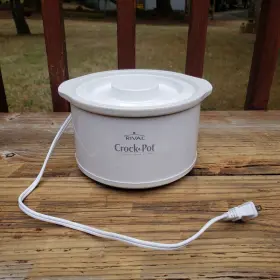 998-029 Rival White Crock-pot Mini About 2 Cups