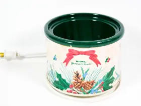 Crock-pot3209-502 Rival Vtg Christmas Holly Electric Fragrance Simmering Potpourri Crock Pot