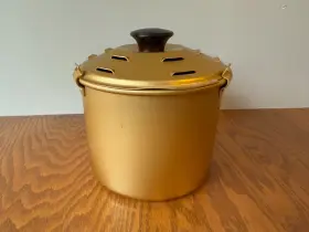 Rival Gold/6.5 Vintage Crock Pot Bread Ftn Cake Bake Aluminum Pan Insert Rack