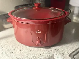 Md-th700r Rival Vintage Red Slow Cooker Md-th700r Rival Vintage Red Slow Cooker