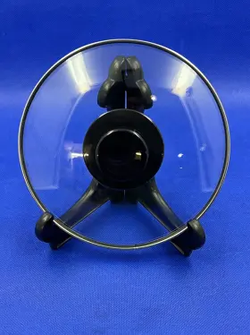 Md-yhj20db Rival Crock Pot 2 Quart Replacement Glass Lid Black Knob 6.75 Inch Round
