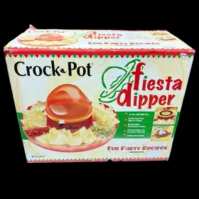 Nf100 Rival Crock Pot Fiesta Dipper 2006 Warmer Sombrero Party Tray Salsa Chips