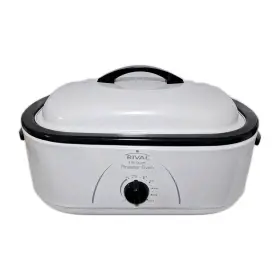 R0188 Rival 18 Quart Roaster Oven Cooks Up To Pound Turkey And Section Banquet Server