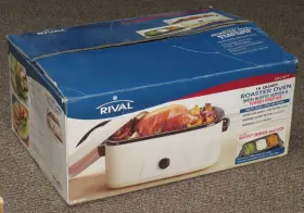 Ro165brt Rival 16-quart Roaster Oven With Buffet Server And Turkey Prep Kit - New