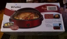 Ro1801-r Rival Select 18-quart Roaster Oven Stainless With Buffet Server Warms Open Box 2006