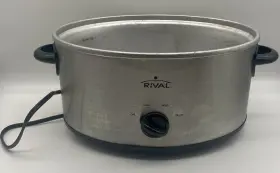 Sc-50ss Rival Slow Cooker Crock Pot Base Unit Only Tested Works Excellent