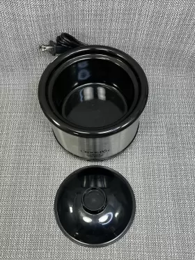 Sc30 Rival Little Dipper Crock Pot Electric Stoneware Server Stainless Model #3 Sc30 Rival Little Dipper Crock Pot Electric Stoneware Server Stainless Model #3