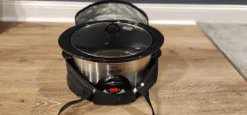 Scc602 Rival Stoneware Crock Pot With Thermal Cover 6 Quart Capacity Tested