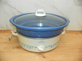 Sce500 Rival Crock Pot Slow Cooker Blues Removable Decorative