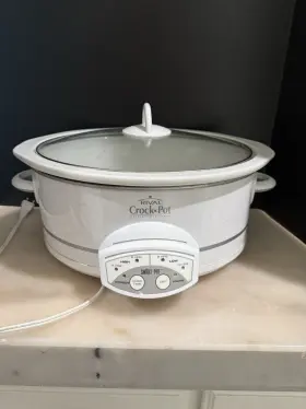 Scp609 Rival Crock Pot Slow Cooker Smart Stoneware 5 Quart Automatic