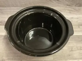 Scr-503 Rival Crock Pot Round Black Replacement Server Stoneware 5 Quart Fits Scr503 #2 Scr-503 Rival Crock Pot Round Black Replacement Server Stoneware 5 Quart Fits Scr503 #2
